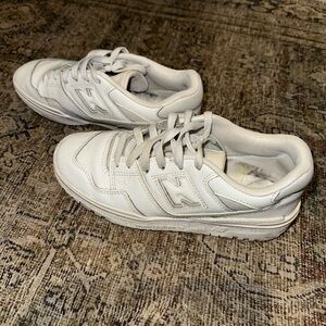 New Balance White Athletic Sneakers